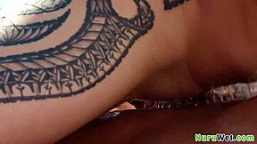 Big Booty Masseuse Gives Wet Nuru Massage