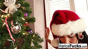 i, being a japanese pornstar, celebrated christmas with a solo nude show featuring my ass and boobs