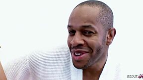 half indian desi bitch with perfect tits get oiled and her asshole fucked by glass dildo and dick