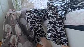 elza kom, worship that nylon tights fetish ass