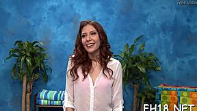 Hawt 18-Year-Old Cutie Gets Drilled Hard By Older Man In Intense Session