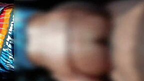 African Amateur Couple's Hardcore Doggystyle Through Sheer Fabric