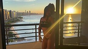 Delicious Fucking At Sunset In Cowgirl Position