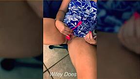 Wife's Thrilling Outdoor Balcony Toy Play