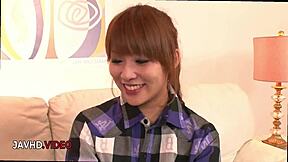 I saw rinka aiuchi blowjobbing then getting creampied in hardcor