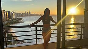 Delicious Fucking At Sunset In Cowgirl Position