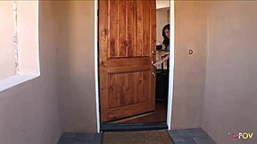 Blonde with pierced nipples lets lesbian friend look and they do sixty nine