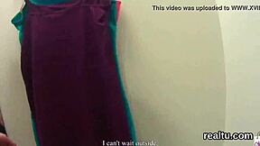 Charming czech cutie gets tempted in the shopping centre and screwed in pov