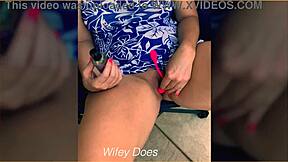 Wife's Thrilling Outdoor Balcony Toy Play