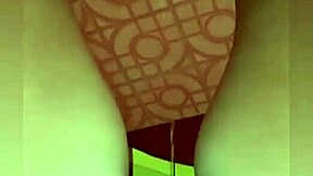 Desperate Girl Pisses in Wet Panties Bathroom