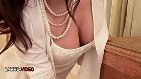 ayumi shinoda's big tits blowjob leads to creampie