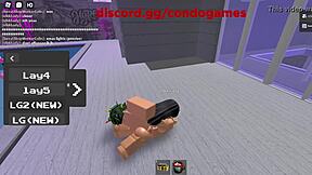 Piping another roblox girl in her tight vagina with intense anal and oral action!