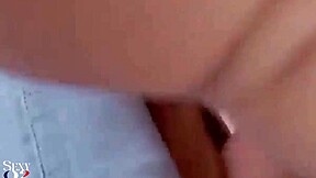 French slut in satin panties contrasts doggy rimming