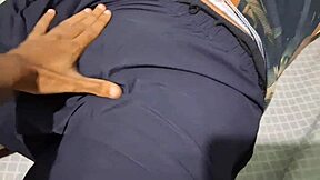 petite latina brunette gets anal orgasm in afternoon