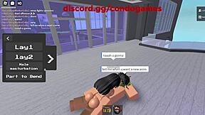 Piping another roblox girl in her tight vagina with intense anal and oral action!