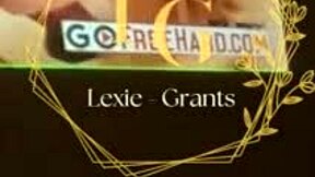 Chubby step-mom Lexie Grants plays with vibrator and gives blowjob