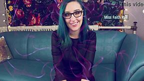 i follow miss faith rae's femdom instructions for cum eating in the kitchen