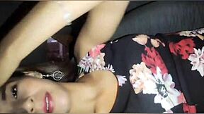 Hot Peruvian Teen Touches Herself in Car, Leaving Boyfriend Wanting to Fuck!