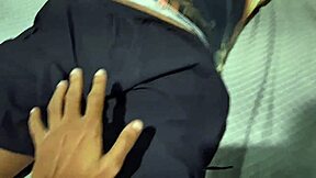petite latina brunette gets anal orgasm in afternoon