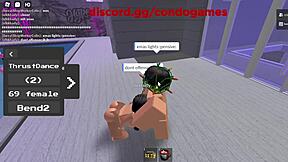 Piping another roblox girl in her tight vagina with intense anal and oral action!