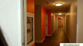 Sexy petite teen riding some huge dick