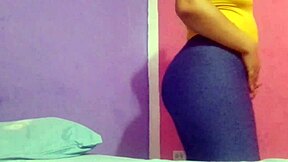 delicious curvy morena enjoys a solo masturbation session to orgasm