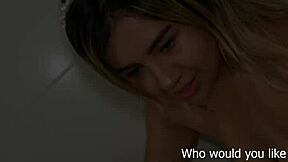 Submissive Latina Teen Swallows Big Load