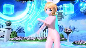 i explore kagamine rin's full nude mod in love song project diva