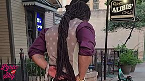 After date night, ebony couple gets POUNDED with BBC outdoors