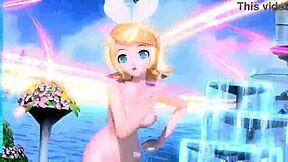 i explore kagamine rin's full nude mod in love song project diva