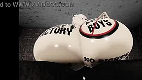 pov roblox white snow bunny rides you in a fun game