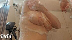 She Offers a Thorough Wash in the Shower