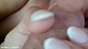 Homemade blowjob leads to creampie orgasm