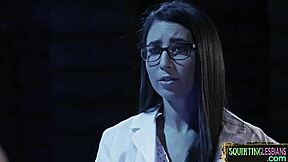 watch these three lesbian babes finger and squirt all over each other