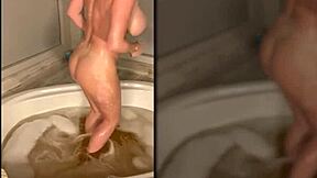 Busty Brunette Milf Sophie Dee Bathes and Pleasures Herself Sensually