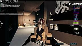 Hey, that slut's getting gangbanged in a roblox condo!