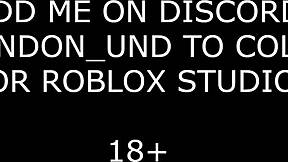 pov roblox white snow bunny rides you in a fun game