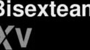 Pretty Brunette Double Penetrated