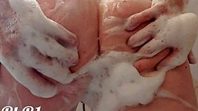 She Offers a Thorough Wash in the Shower