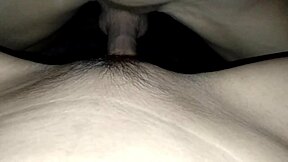 Wow, her tight pussy creampied!