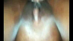 The girl cums in her little pussy.