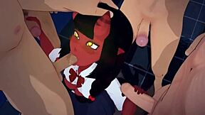 meru the succubus offers all blowjobs intriguingly