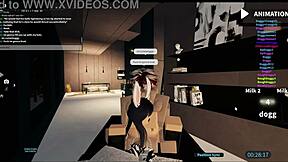 Hey, that slut's getting gangbanged in a roblox condo!