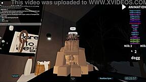 Hey, that slut's getting gangbanged in a roblox condo!