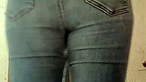 latina female recorded with open ass peeing in toilet, secretly filming sister-in-law without family noticing