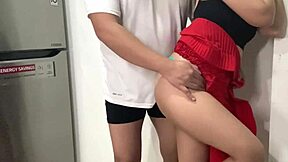 Pinay dancer gets intensely fucked and creampied by classmate