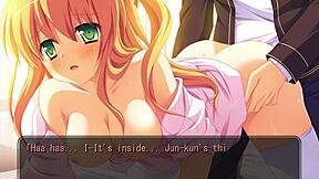 In anime cosplay, yukino's nurse outfit turns girlfriend into president roleplay.