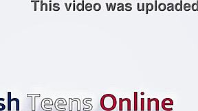 british nurse stretches her cunt with the fucking machine