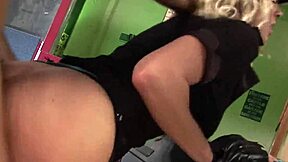 cindy behrr takes care of her mans dick in police uniform