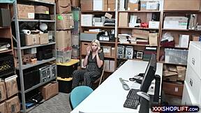 Blonde Shoplifter Fucked